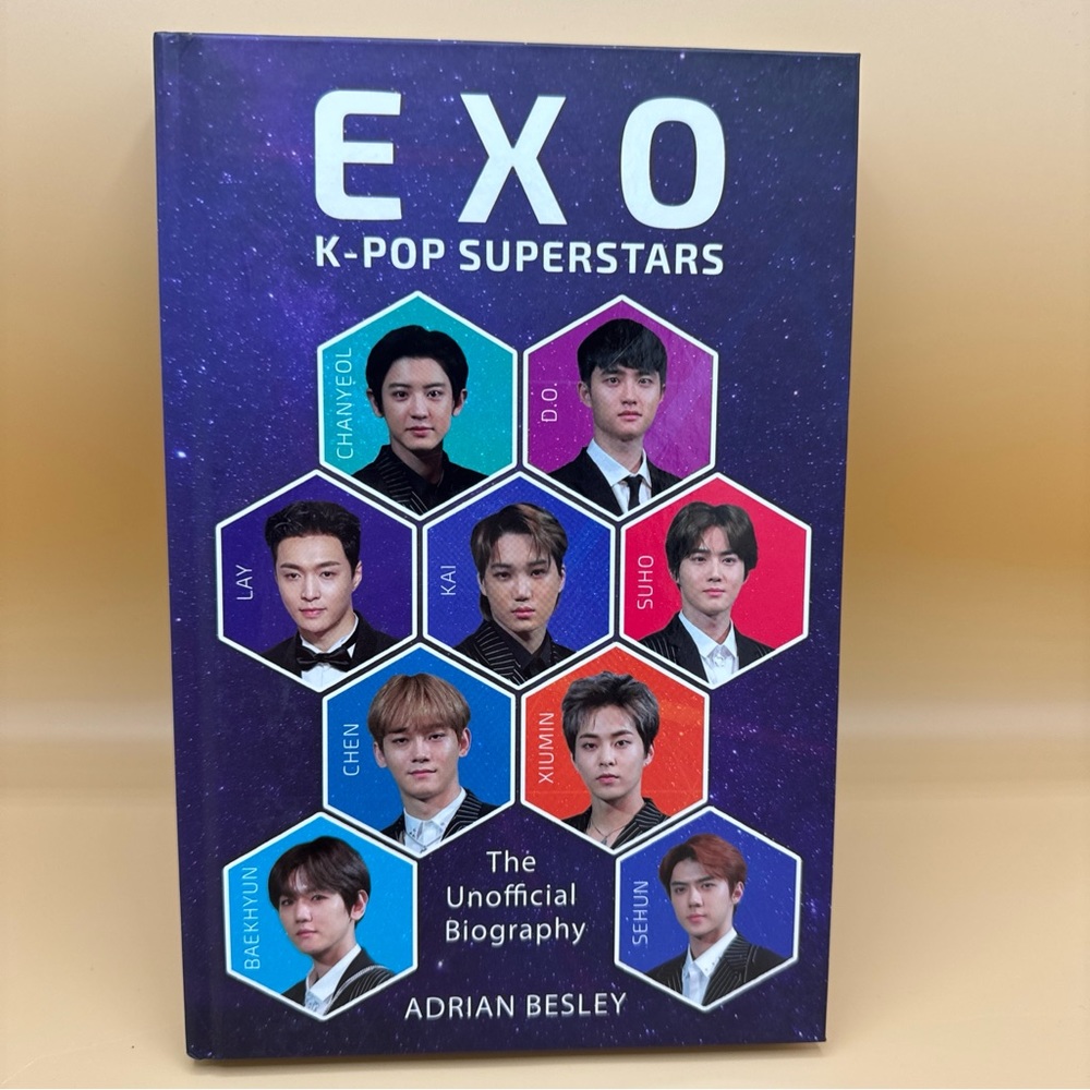 Exo : K-Pop Superstars: the Unofficial Biography by Adrian Besley New - Hardback